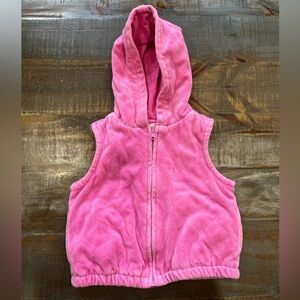 Cute Gymboree pink warm hooded vest